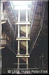 Innenhof eines lteren Wohnhauses