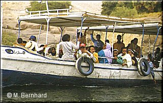 Typisches Fhrboot das luxurier als unseres war