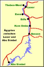 Die Reiseroute